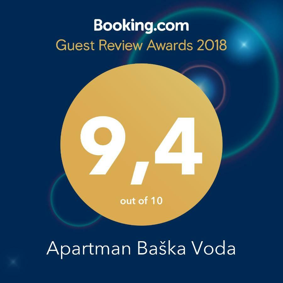 Apartman Baska Voda Bagian luar foto